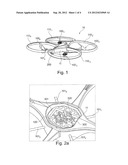 NAVIGATION ELECTRONIC CARD SUPPORT FOR A ROTARY WING DRONE diagram and image