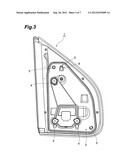 DOOR MIRROR BASE diagram and image