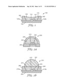 LED DEVICE HAVING A DOME LENS diagram and image