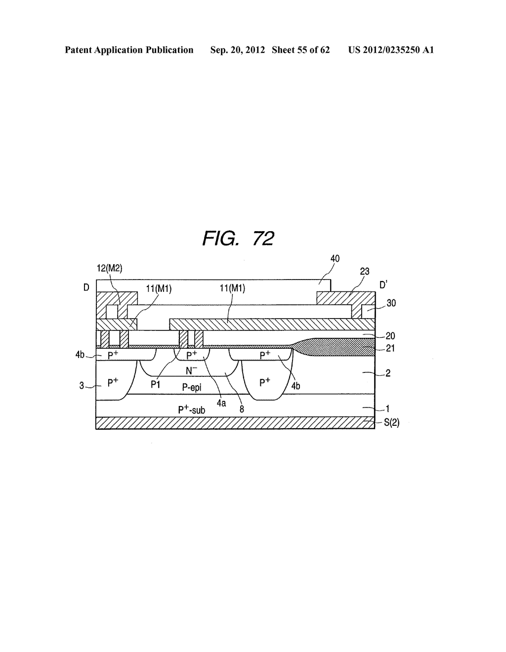 SEMICONDUCTOR DEVICE AND A METHOD OF MANUFACTURING THE SAME - diagram, schematic, and image 56