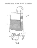 Wheeled Cart for Transporting Outdoor Equipment diagram and image