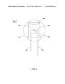 Spherical Light Output LED Lens and Heat Sink Stem System diagram and image