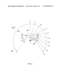 Spherical Light Output LED Lens and Heat Sink Stem System diagram and image