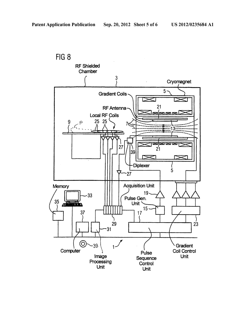 METHOD TO DETERMINE THE ACTUAL FLIP ANGLE AND METHOD TO ADJUST THE     TRANSMITTER VOLTAGE IN A MAGNETIC RESONANCE APPARATUS - diagram, schematic, and image 06
