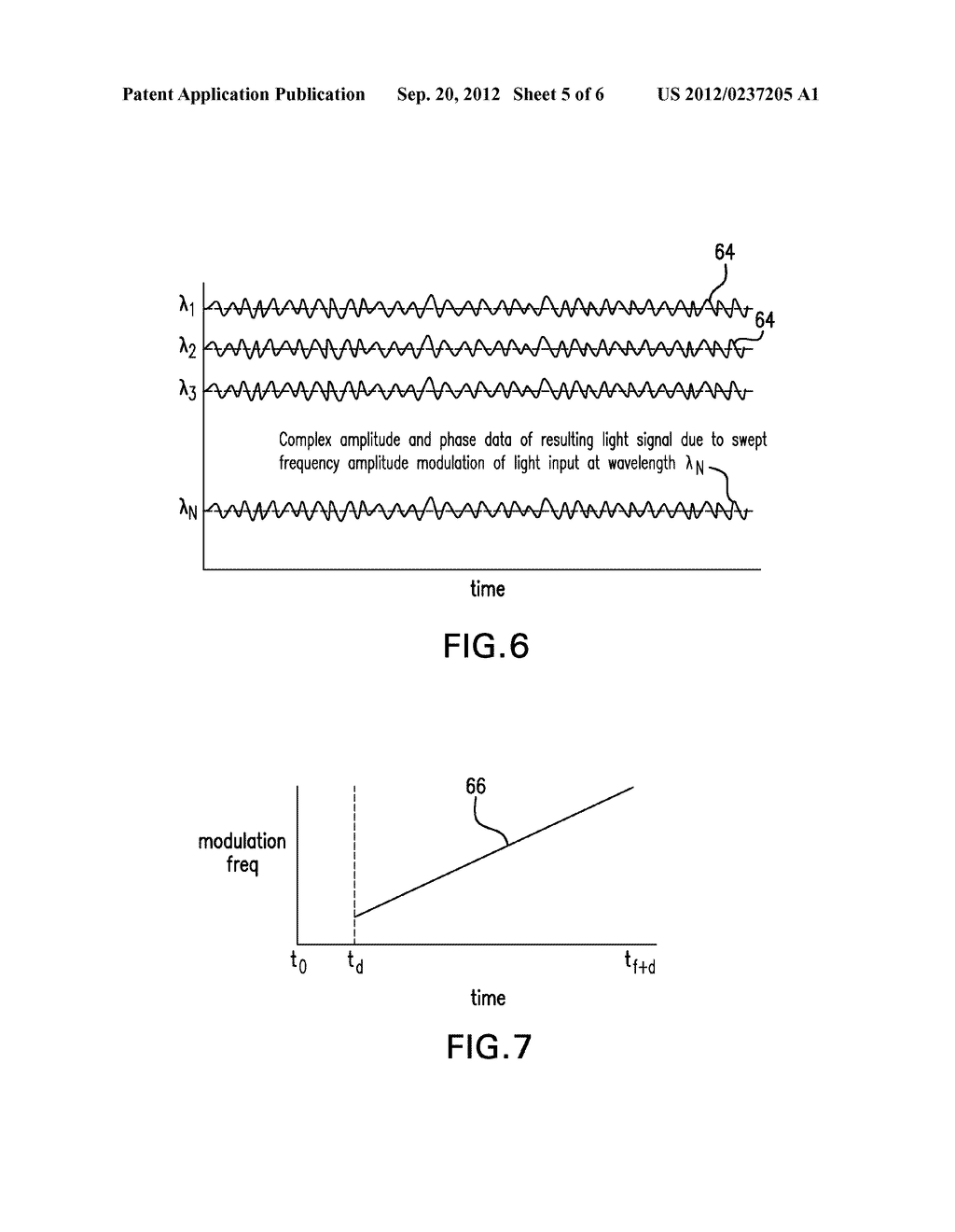 SYSTEM AND METHOD TO COMPENSATE FOR ARBITRARY OPTICAL FIBER LEAD-INS IN AN     OPTICAL FREQUENCY DOMAIN REFLECTOMETRY SYSTEM - diagram, schematic, and image 06