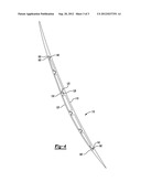 RETENTION FOR BONDED HOLLOW FAN BLADE COVER diagram and image