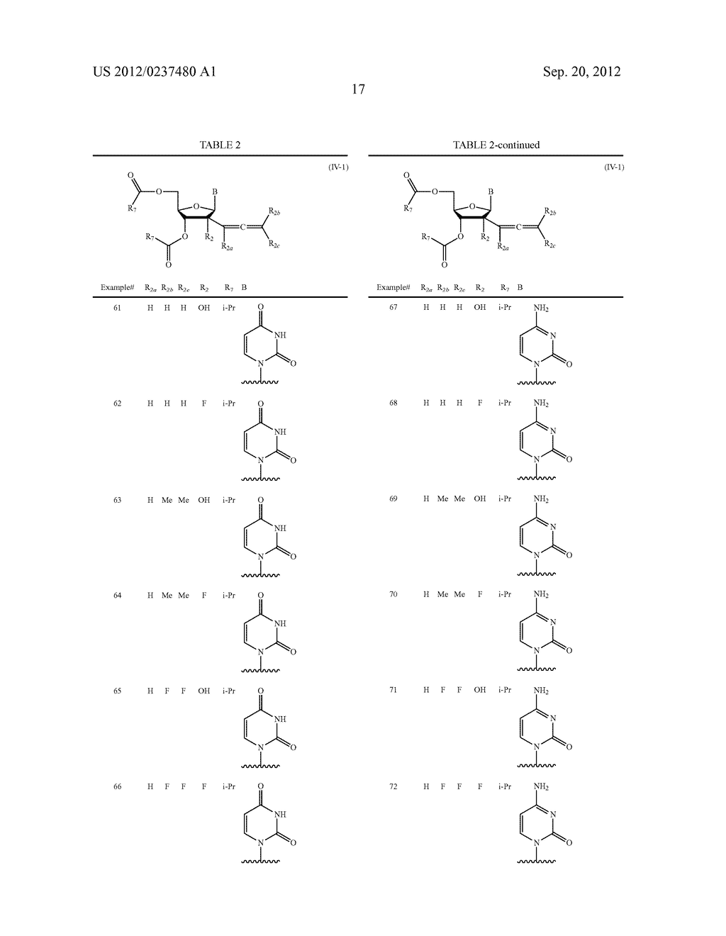 2'ALLENE-SUBSTITUTED NUCLEOSIDE DERIVATIVES - diagram, schematic, and image 18