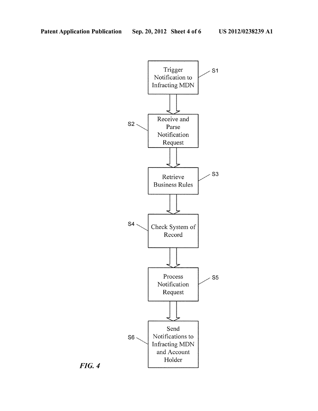 ACCOUNT HOLDER NOTIFICATION FOR AN INFRACTING MOBILE STATION OR MOBILE     DIRECTORY NUMBER (MDN) - diagram, schematic, and image 05