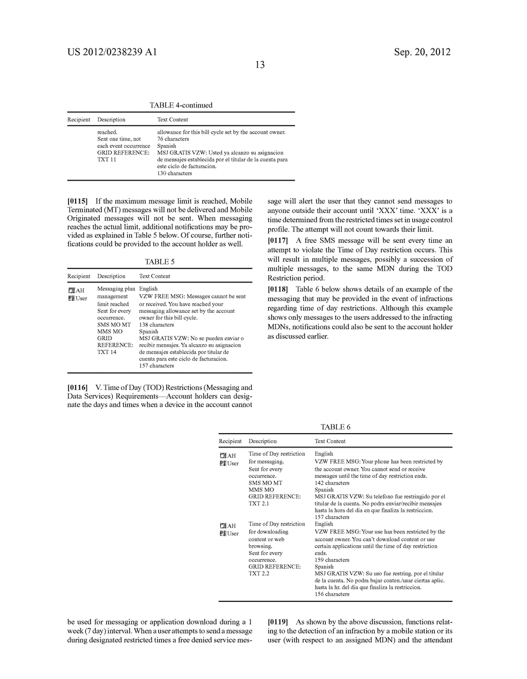 ACCOUNT HOLDER NOTIFICATION FOR AN INFRACTING MOBILE STATION OR MOBILE     DIRECTORY NUMBER (MDN) - diagram, schematic, and image 20