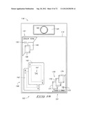 ELECTRONIC GAMING SYSTEM WITH REAL PLAYING CARDS AND MULTIPLE PLAYER     DISPLAYS FOR VIRTUAL CARD AND BETTING IMAGES diagram and image