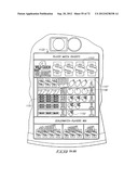 ELECTRONIC GAMING SYSTEM WITH REAL PLAYING CARDS AND MULTIPLE PLAYER     DISPLAYS FOR VIRTUAL CARD AND BETTING IMAGES diagram and image