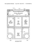 ELECTRONIC GAMING SYSTEM WITH REAL PLAYING CARDS AND MULTIPLE PLAYER     DISPLAYS FOR VIRTUAL CARD AND BETTING IMAGES diagram and image