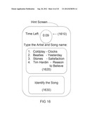 SONG LYRICS GAME FOR AN ELECTRONIC DEVICE diagram and image