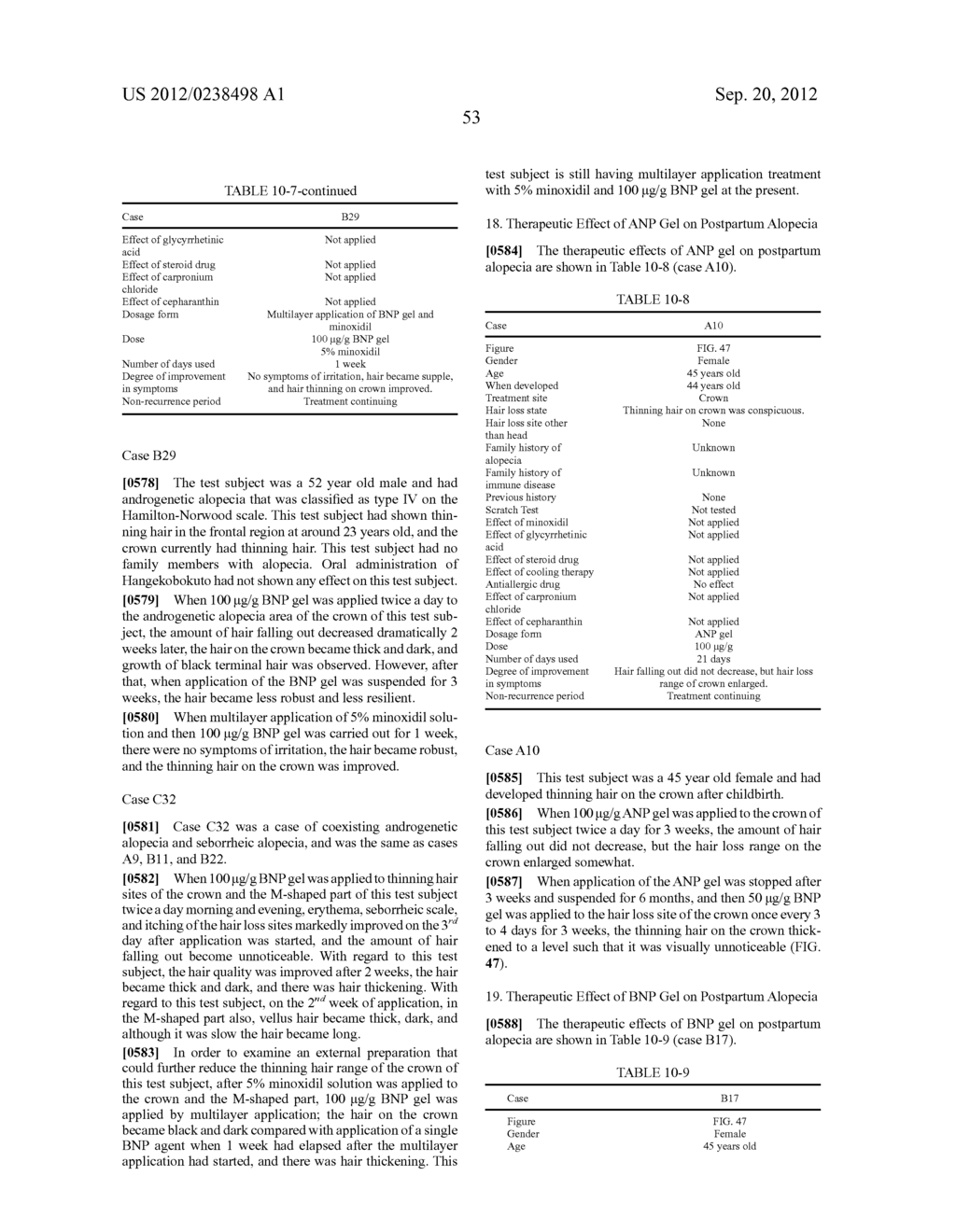 Agent for the treatment of alopecia - diagram, schematic, and image 117