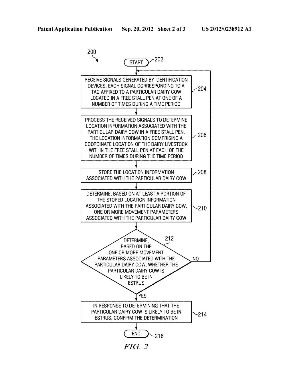System and Method for Estrus Detection Using Real-Time Location - diagram, schematic, and image 03