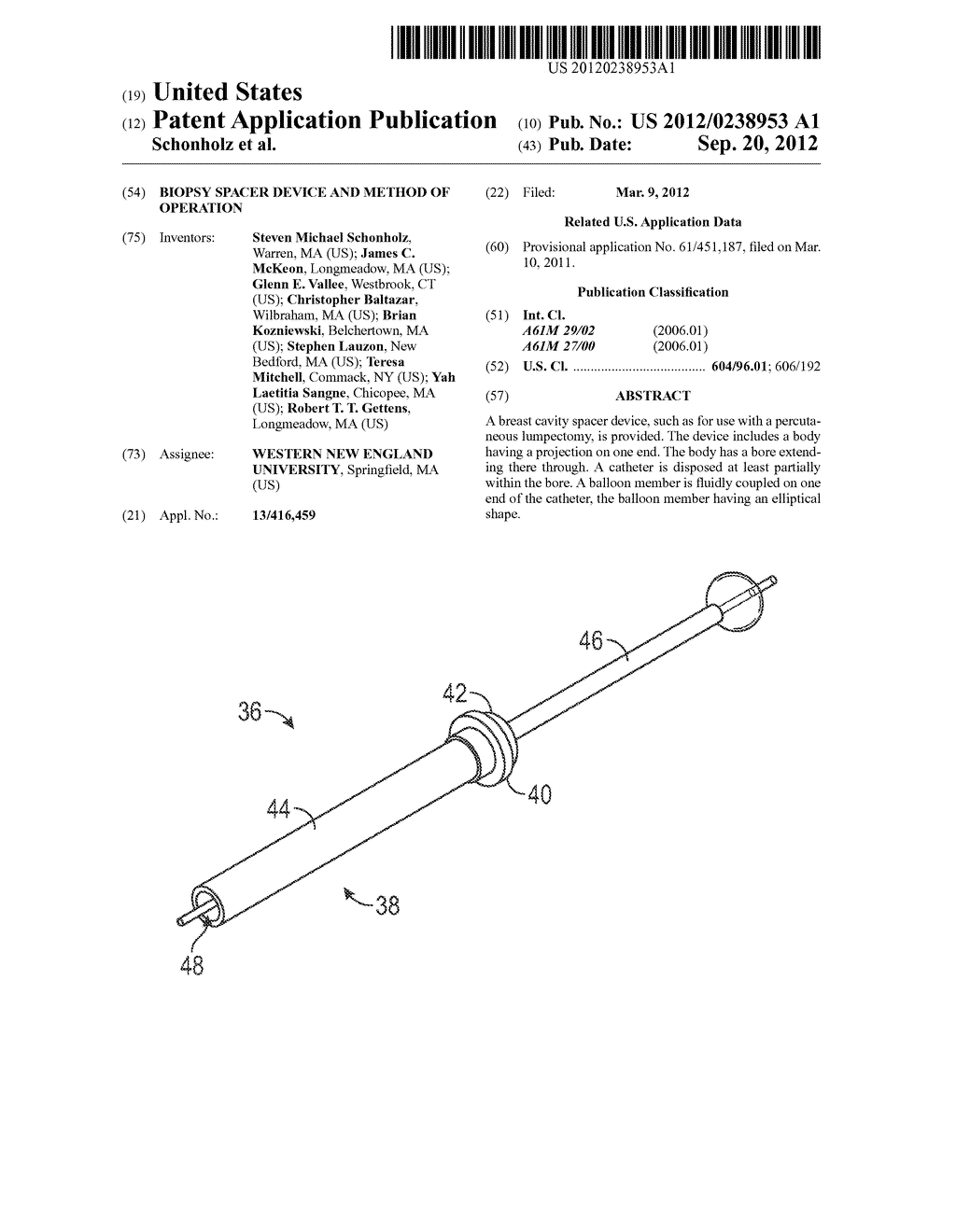 BIOPSY SPACER DEVICE AND METHOD OF OPERATION - diagram, schematic, and image 01