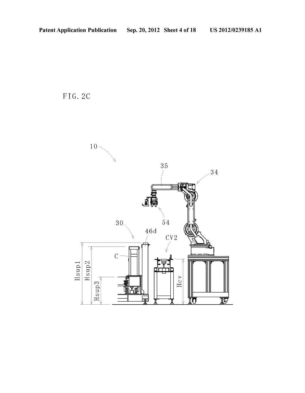 PRODUCTION SYSTEM, PROCESSED OBJECT MANUFACTURING METHOD, AND CONTAINER     TRANSFERRING METHOD - diagram, schematic, and image 05