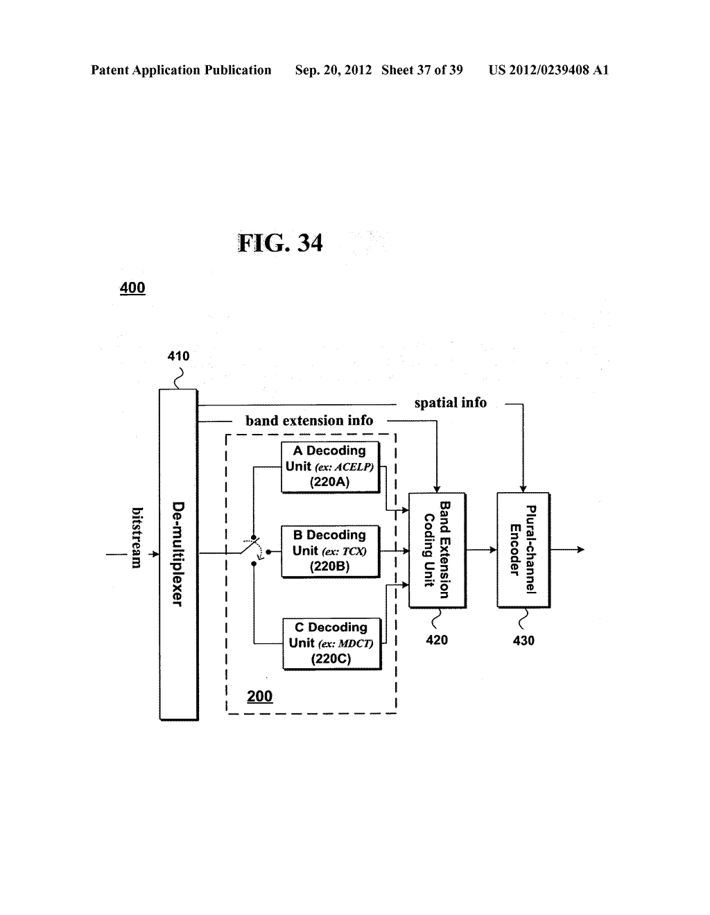 METHOD AND AN APPARATUS FOR PROCESSING AN AUDIO SIGNAL - diagram, schematic, and image 38