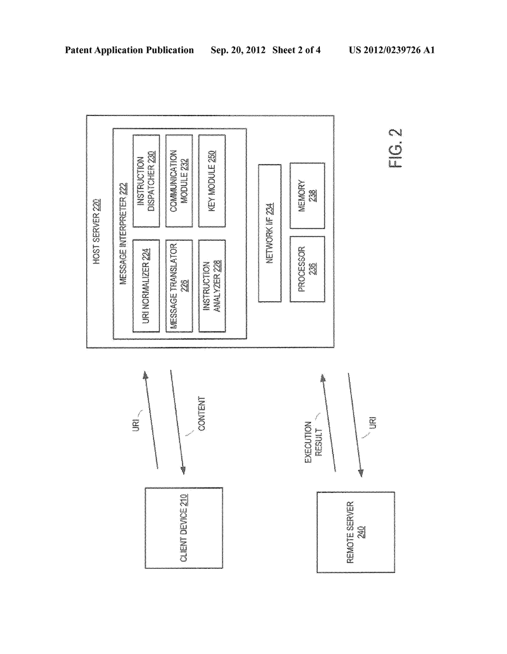 SYSTEM AND METHOD OF PROCESSING CONTENT USING A UNIFORM RESOURCE     IDENTIFIER - diagram, schematic, and image 03