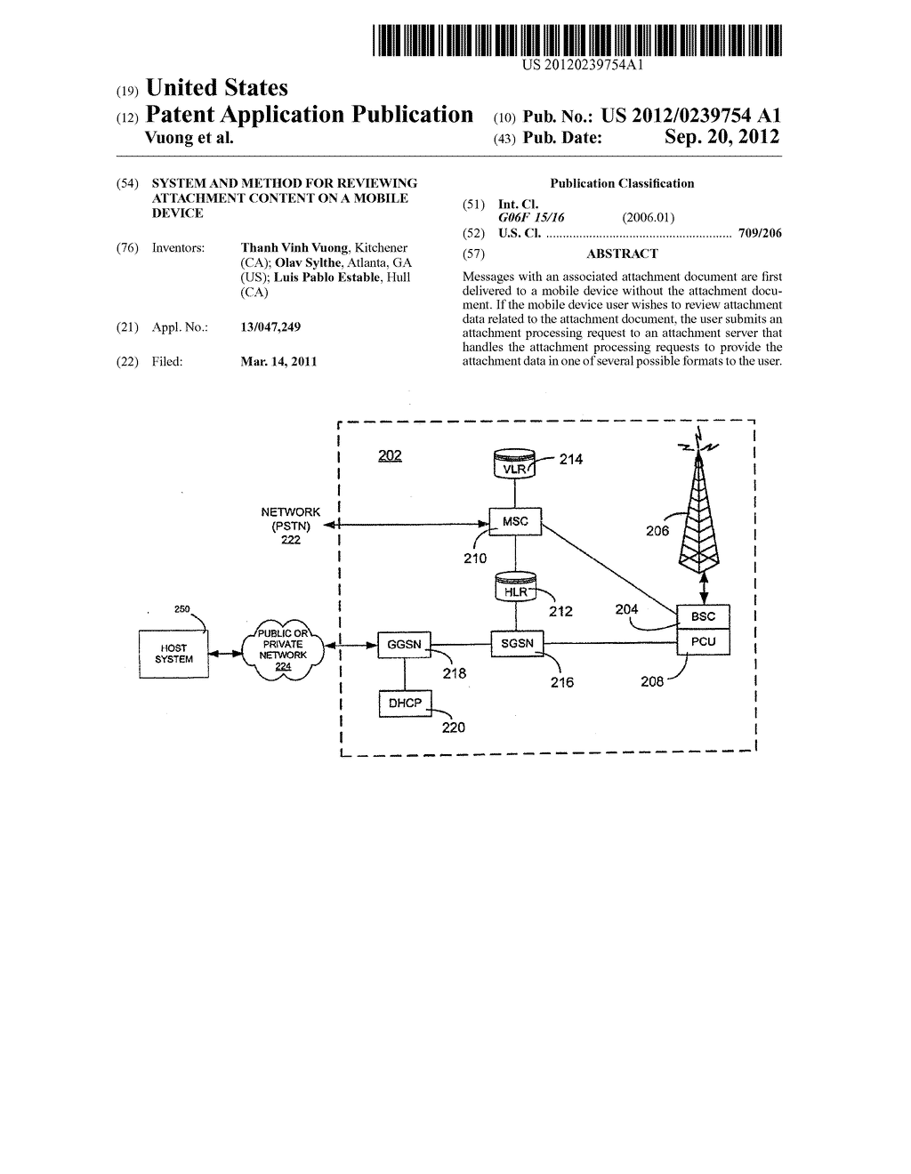 System and Method for Reviewing Attachment Content on a Mobile Device - diagram, schematic, and image 01