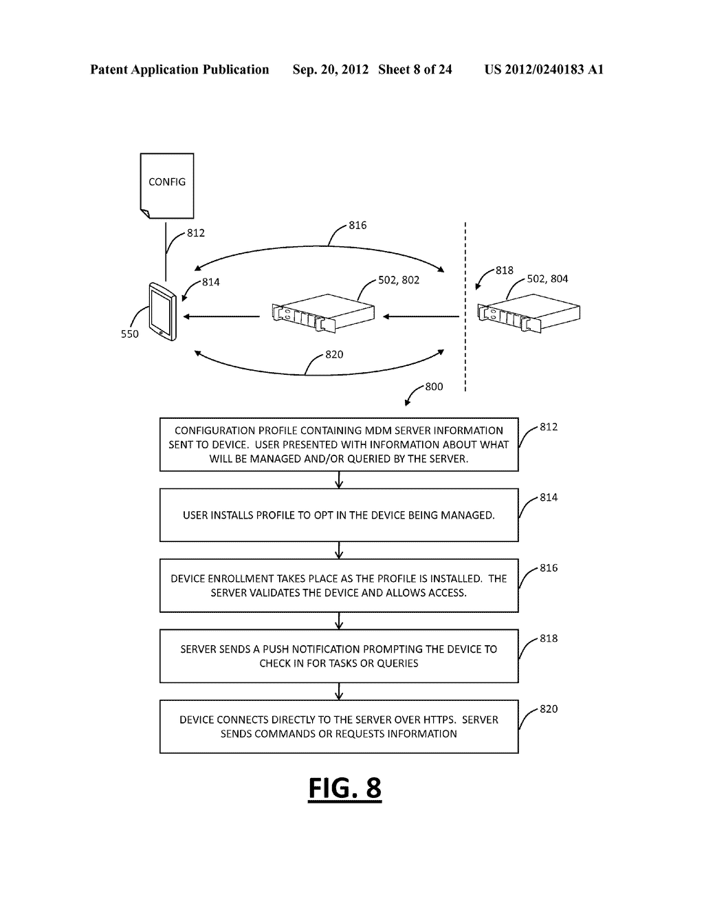 CLOUD BASED MOBILE DEVICE SECURITY AND POLICY ENFORCEMENT - diagram, schematic, and image 09