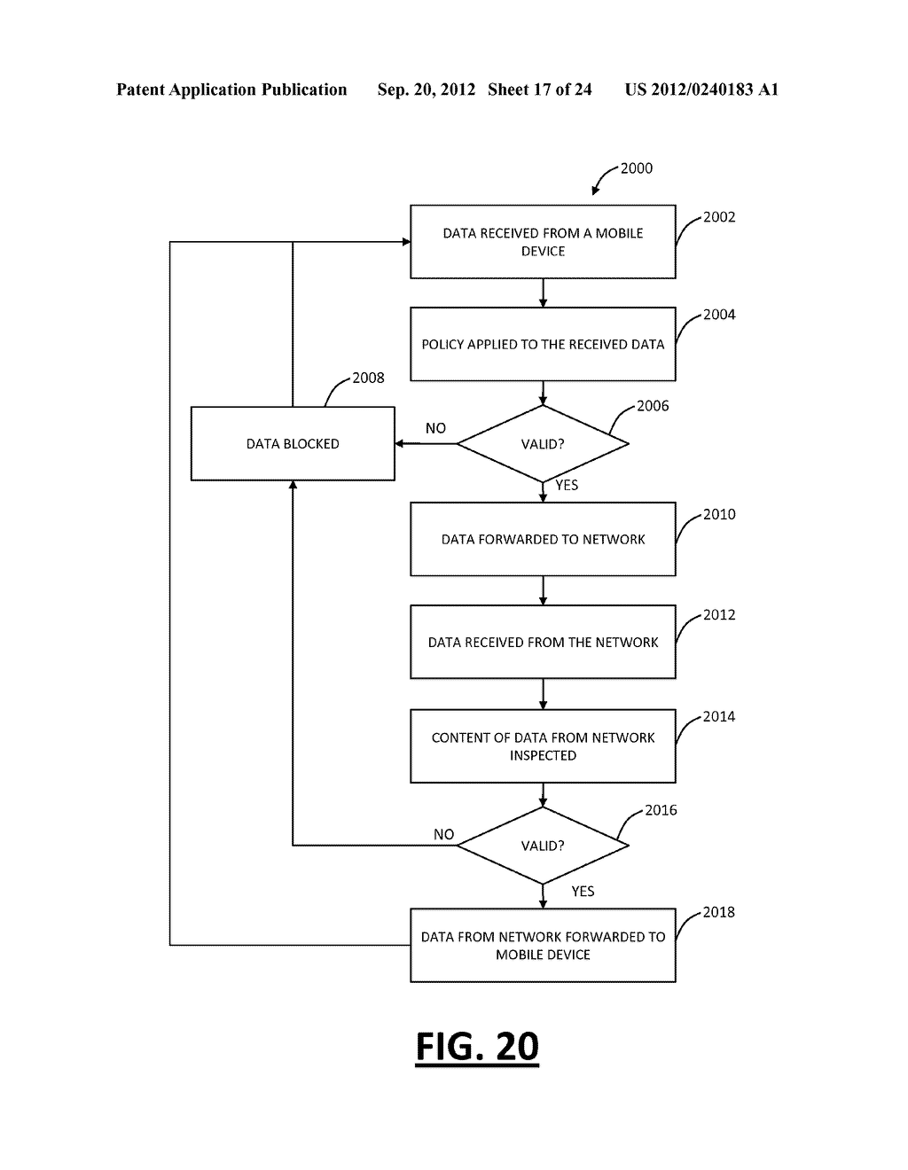 CLOUD BASED MOBILE DEVICE SECURITY AND POLICY ENFORCEMENT - diagram, schematic, and image 18