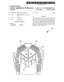 Protective athletic garment diagram and image