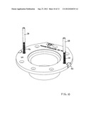 Toilet Flange Assembly With Cover diagram and image
