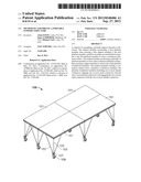 METHOD OF ASSEMBLING A PORTABLE SUPPORT STRUCTURE diagram and image