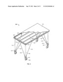 METHOD OF ASSEMBLING A PORTABLE SUPPORT STRUCTURE diagram and image