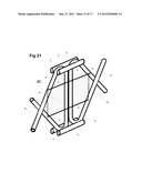 Reinforcing element for built-ins in concrete constructions diagram and image