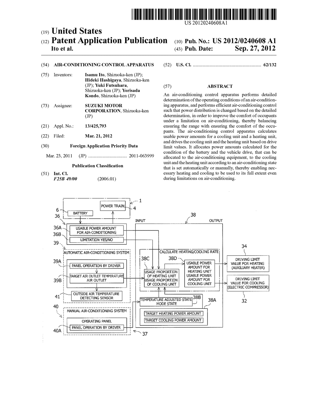 AIR-CONDITIONING CONTROL APPARATUS - diagram, schematic, and image 01