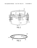 RAILROAD TANKER CAR MANWAY COVER SEAL diagram and image