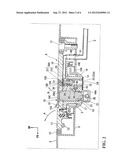 EVAPORATED FUEL TREATMENT DEVICE FOR VEHICLE diagram and image