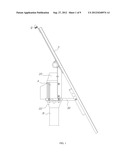 DRIVING DEVICE FOR AUTOMATIC TRACKING OPERATION OF SOLAR PANEL FOR SOLAR     POWER GENERATOR diagram and image