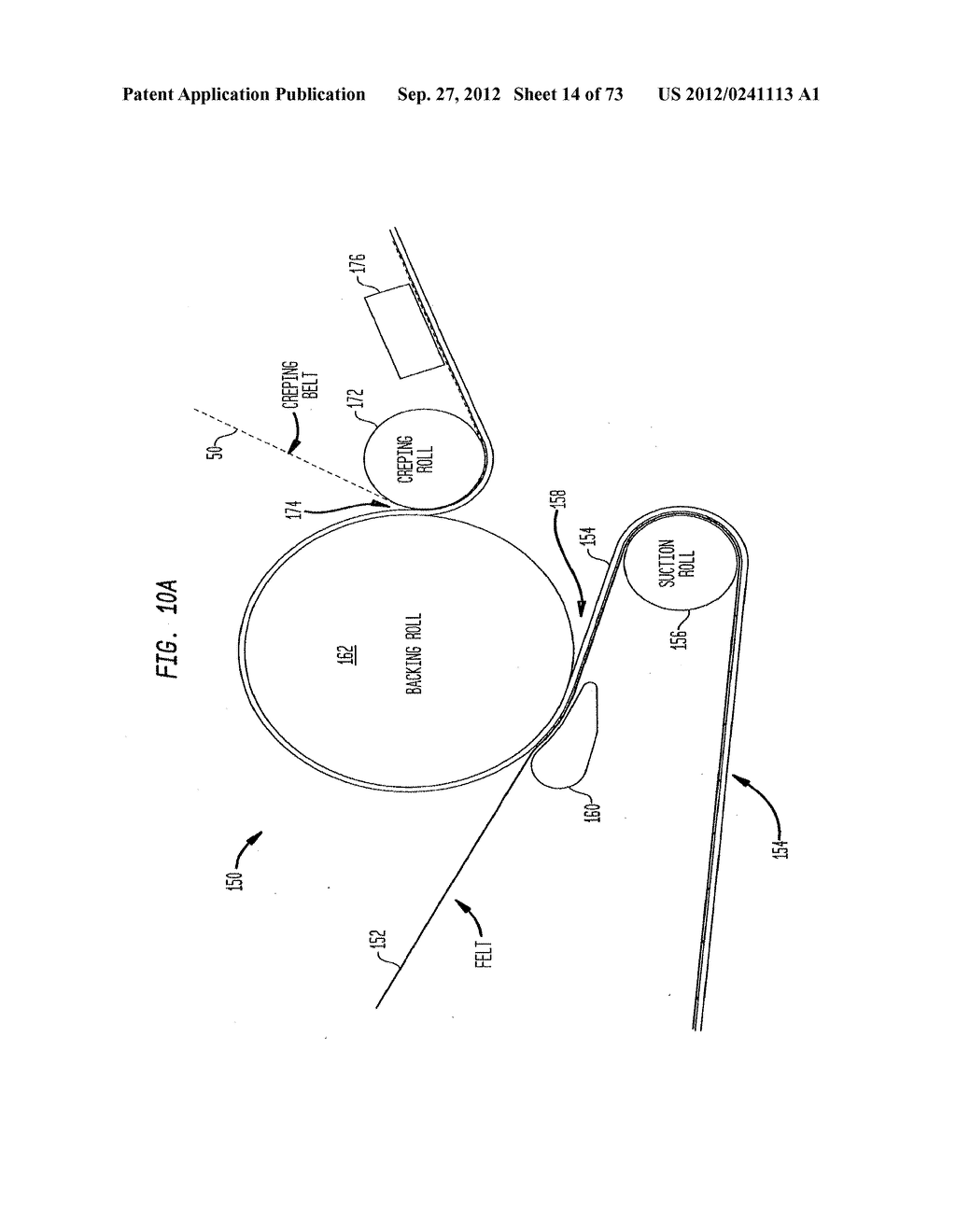 Methods of Making a Belt-Creped Absorbent Cellulosic Sheet Prepared with a     Perforated Polymeric Belt - diagram, schematic, and image 15