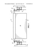 SYSTEM AND METHOD FOR STORAGE AND TEMPORARY INSTALLATION OF SECONDARY     FLOORING SURFACE diagram and image