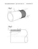 METHOD FOR HANDLING A FIBER REINFORCED PLASTIC TUBE, AND COMBINATION OF     SUCH TUBE WOUND ON A REEL diagram and image