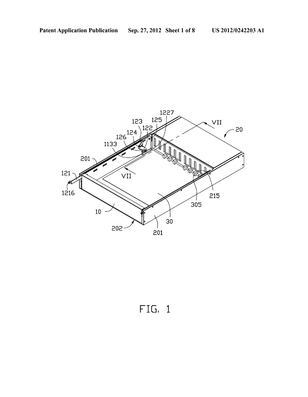 SUPPORTING DEVICE FOR FIXING ELECTRONIC ELEMENTS ON COMPUTER HOUSING - diagram, schematic, and image 02