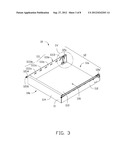 SUPPORTING DEVICE FOR FIXING ELECTRONIC ELEMENTS ON COMPUTER HOUSING diagram and image