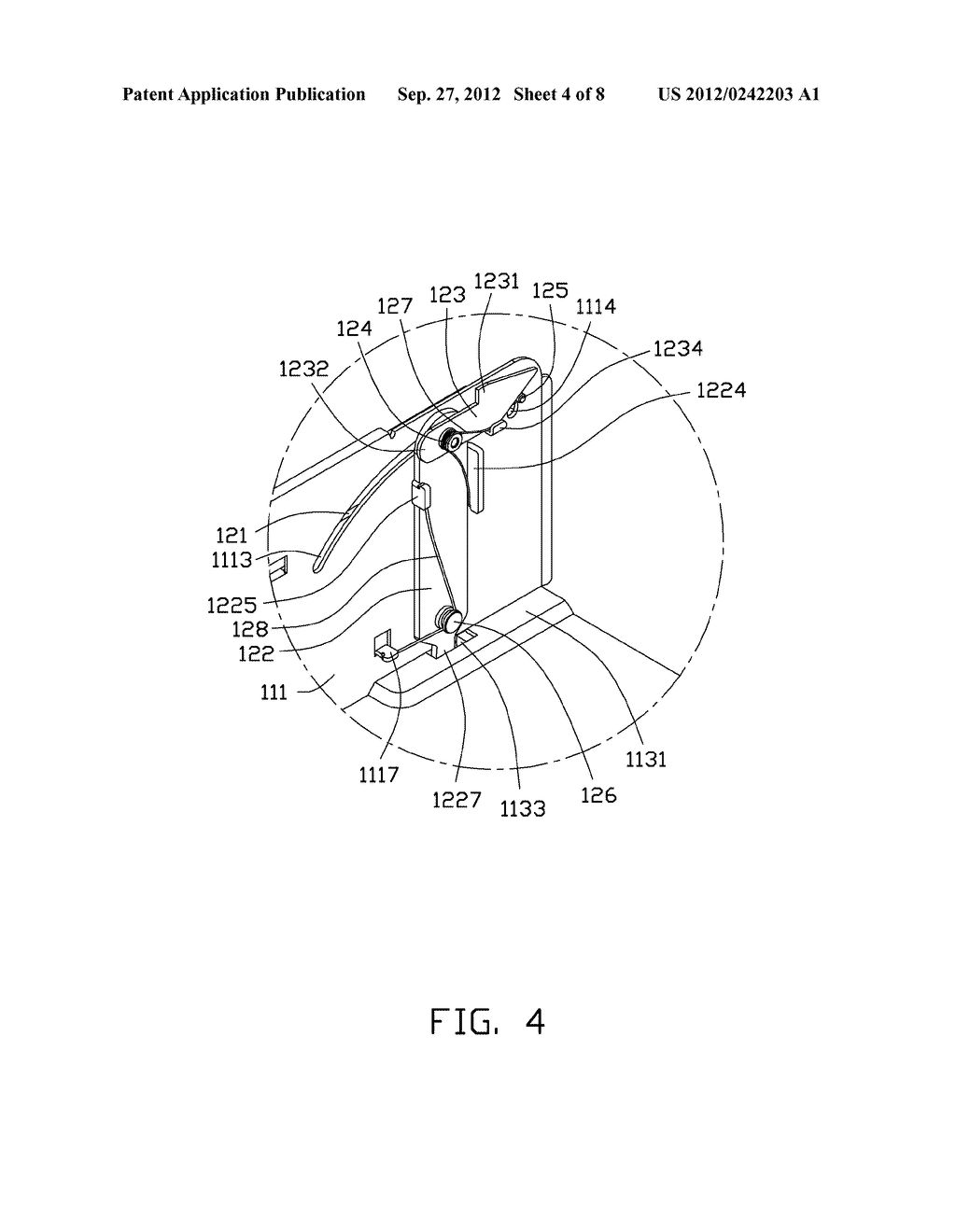 SUPPORTING DEVICE FOR FIXING ELECTRONIC ELEMENTS ON COMPUTER HOUSING - diagram, schematic, and image 05