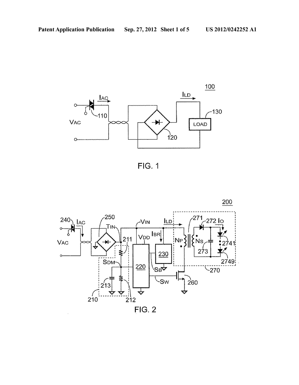 CONTROL CIRCUIT AND CONTROL METHOD FOR DIMMING LED LIGHTING CIRCUIT - diagram, schematic, and image 02