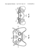 GRAPHICAL USER INTERFACE, SYSTEM AND METHOD FOR IMPLEMENTING A GAME     CONTROLLER ON A TOUCH-SCREEN DEVICE diagram and image