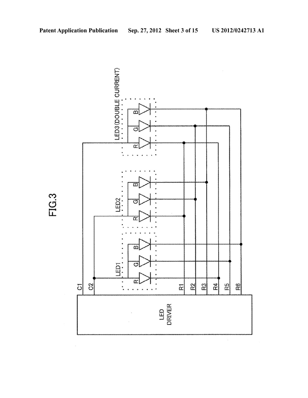 ELECTRONIC DEVICE AND LIGHT EMITTING ELEMENT DRIVING CIRCUIT - diagram, schematic, and image 04