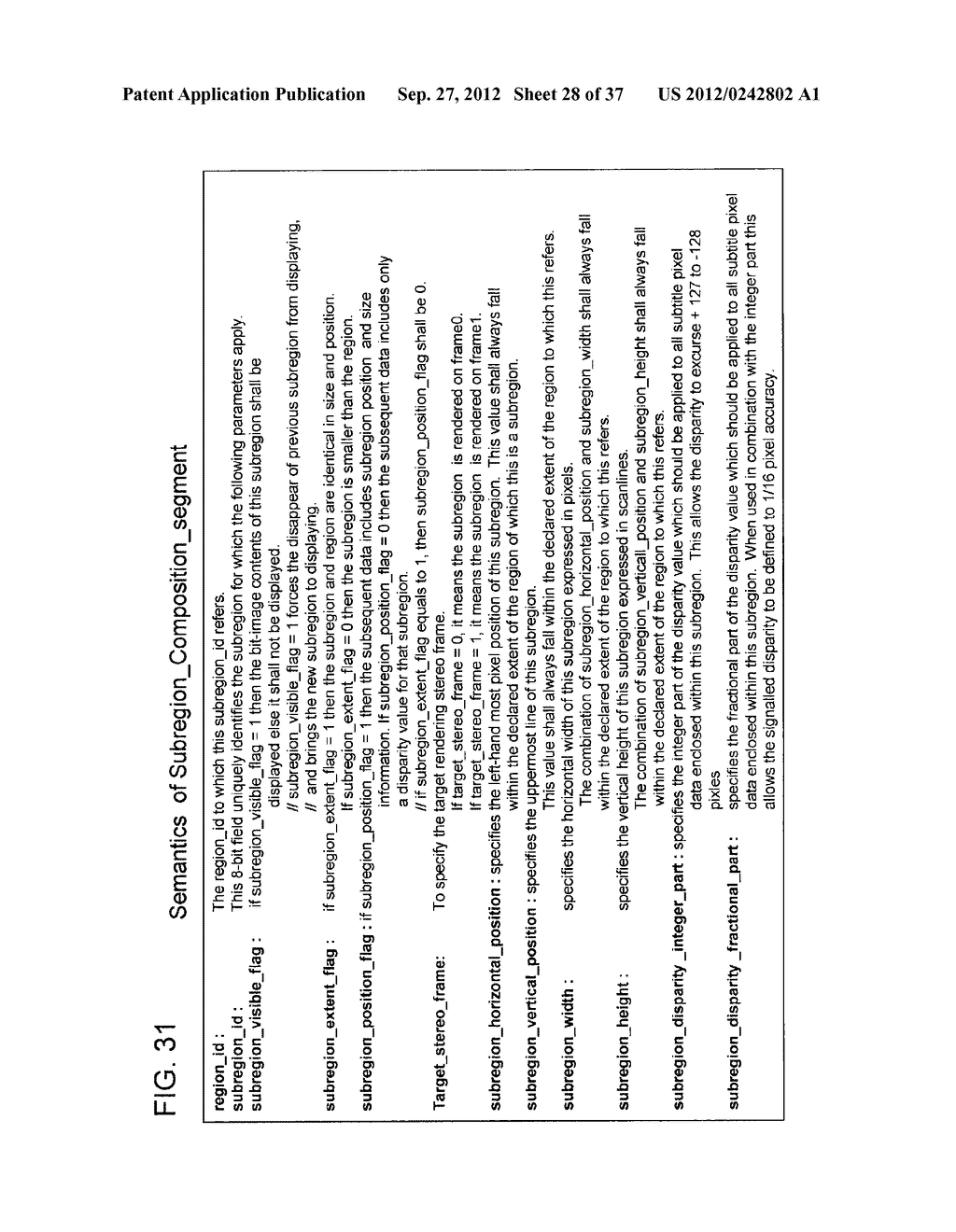 STEREOSCOPIC IMAGE DATA TRANSMISSION DEVICE, STEREOSCOPIC IMAGE DATA     TRANSMISSION METHOD, STEREOSCOPIC IMAGE DATA RECEPTION DEVICE, AND     STEREOSCOPIC IMAGE DATA RECEPTION METHOD - diagram, schematic, and image 29