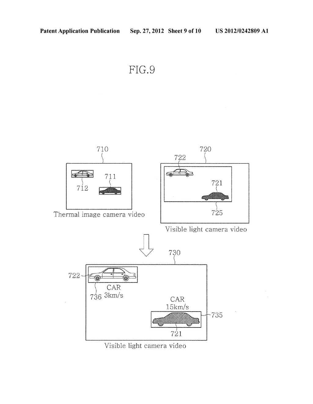 VIDEO SURVEILLANCE APPARATUS USING DUAL CAMERA AND METHOD THEREOF - diagram, schematic, and image 10