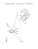 GUIDE LIGHT DEVICE, SURVEY APPARATUS HAVING THE GUIDE LIGHT DEVICE, SURVEY     SYSTEM USING THE SURVEY APPARATUS, SURVEY POLE USED IN THE SURVEY SYSTEM,     AND MOBILE WIRELESS TRANSCEIVER USED IN THE SURVEY SYSTEM diagram and image