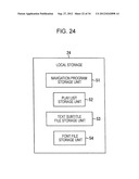 INFORMATION PROCESSING DEVICE AND INFORMATION PROCESSING METHOD, PROGRAM     STORAGE MEDIUM, PROGRAM, DATA STRUCTURE, AND MANUFACTURING METHOD FOR     STORAGE MEDIUM diagram and image