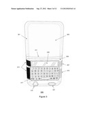 Apparatus and Method for Data Entry from a Removable Portable Device Cover diagram and image