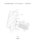 Apparatus and Method for Data Entry from a Removable Portable Device Cover diagram and image